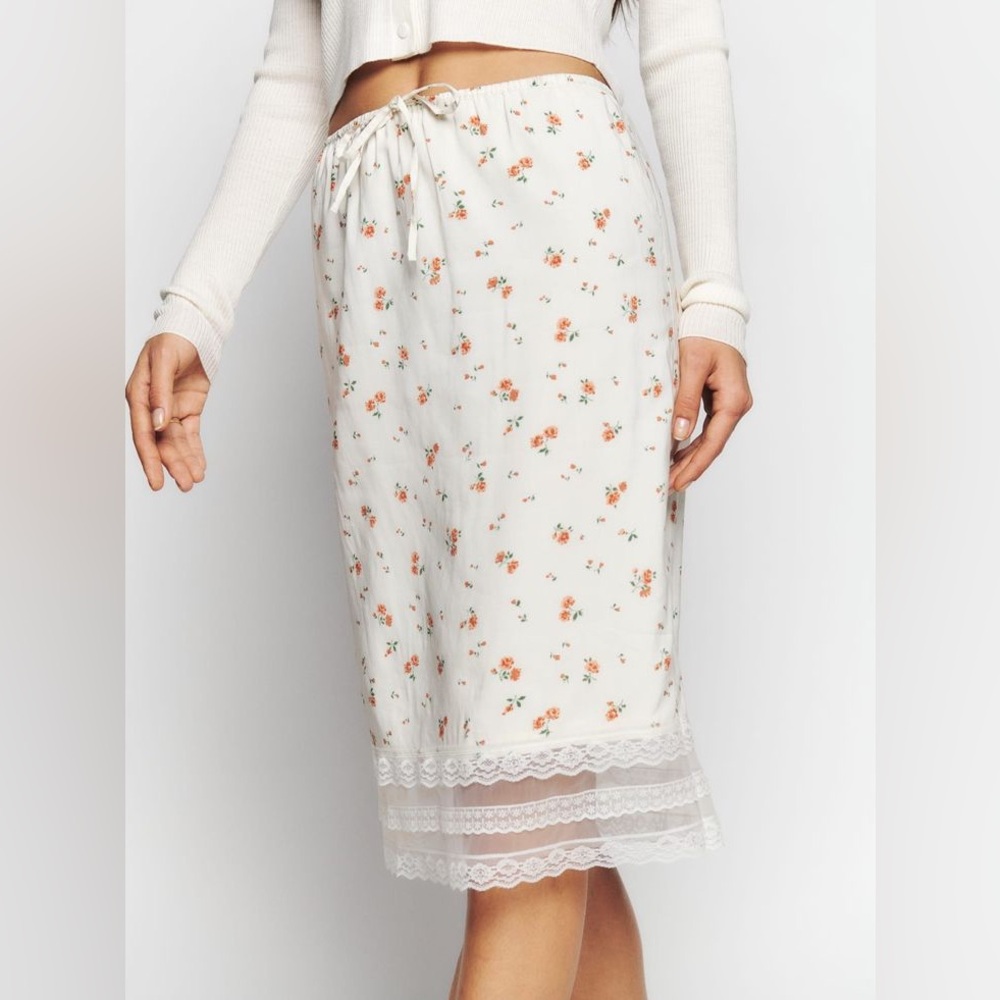 Reformation Emery skirt similar style as Doen Melanie skirt Doen Elowette skirt